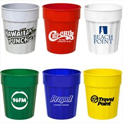 DA70216 17 oz. Fluted Stadium Cup with Custom Imprint